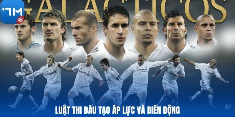 Luật thi đấu tạo áp lực và biến động