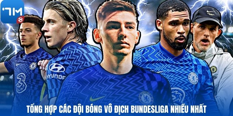 Tổng hợp các đội bóng vô địch Bundesliga nhiều nhất