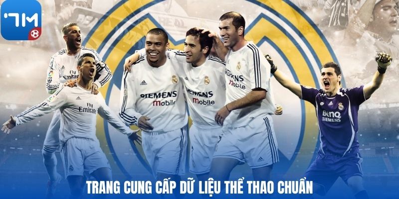 Trang cung cấp dữ liệu thể thao chuẩn