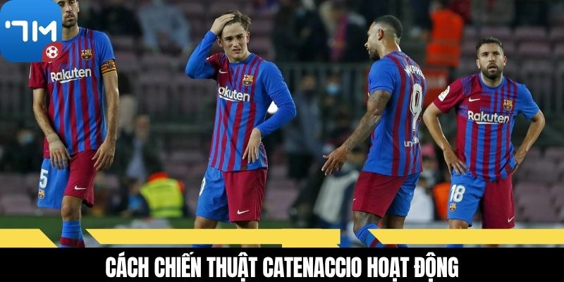 Cách chiến thuật catenaccio hoạt động