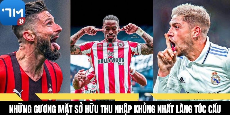 Những gương mặt sở hữu thu nhập khủng nhất làng túc cầu